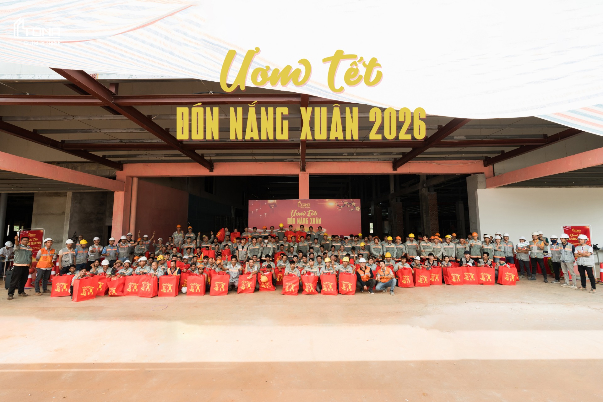 TONA CORPORATION HOSTS “NURTURING TET – WELCOMING SPRING SUNSHINE”: BRINGING THE LUNAR NEW YEAR SPIRIT TO CONSTRUCTION SITES